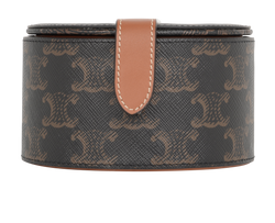 Celine Triomphe Jewel Case, Canvas, Brown, MII, 4*